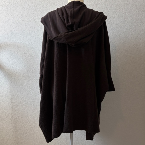 Pete & Greta by Johnny Was Dark Brown Lagenlook Open Front Cardigan Boho Small - Picture 8 of 14